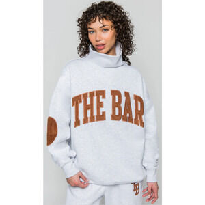 THE BAR Sweatshirt M Medium CORDUROY HEATHER GREY / EMBER Limited Edition